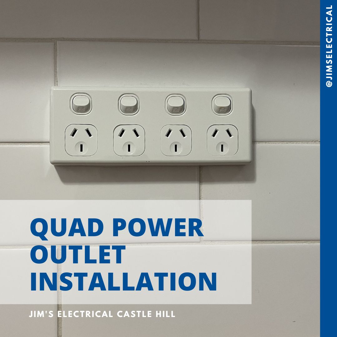 Quad Power Outlet Installation